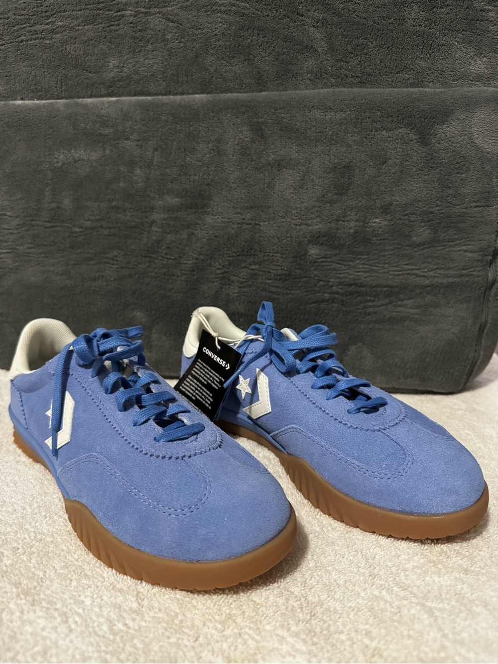 Womens 7.5 or 6 mens. Converse Blue Suede Men's Casual Trainer